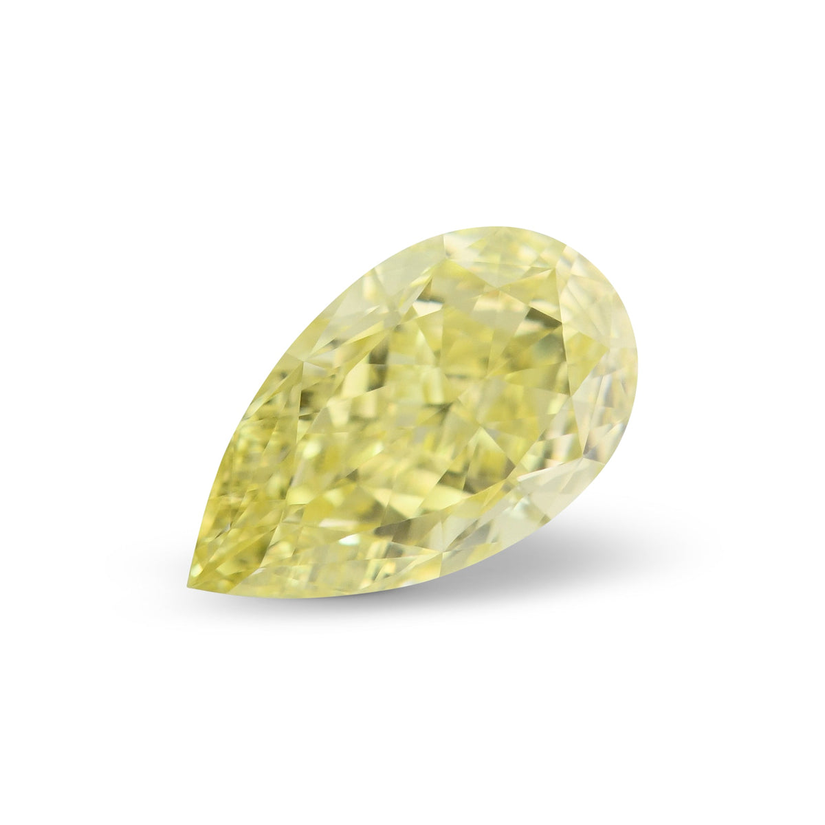 Birnenförmiger Diamant | 0,8 ct | Intensiv gelb | VS2 | GIA | Ref. 719726