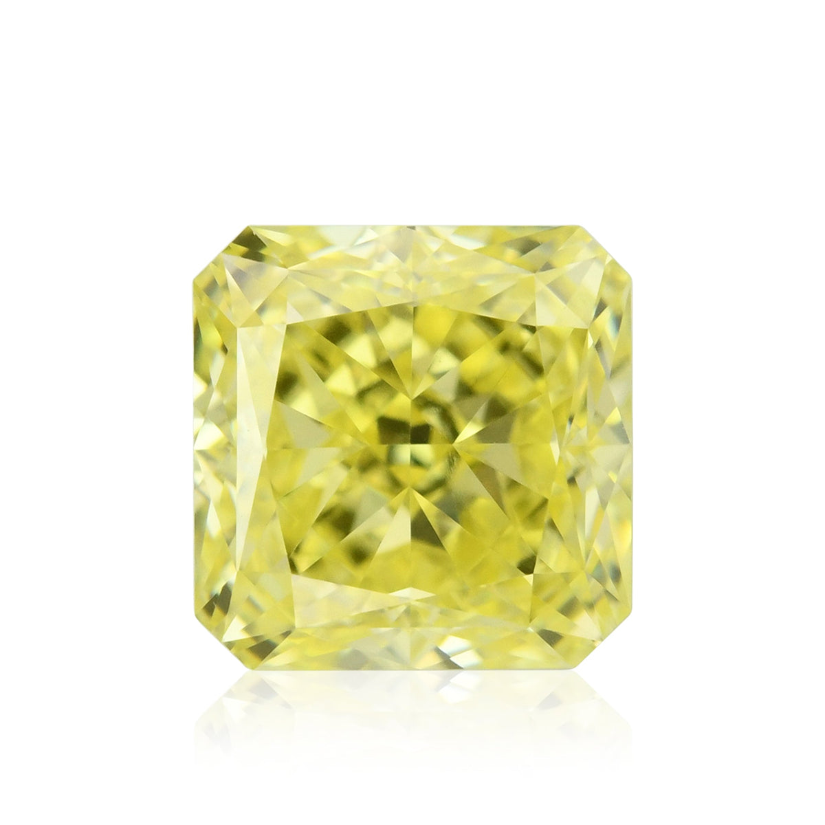 0,81 Karat Fancy Intense Yellow Radiant VVS1 GIA