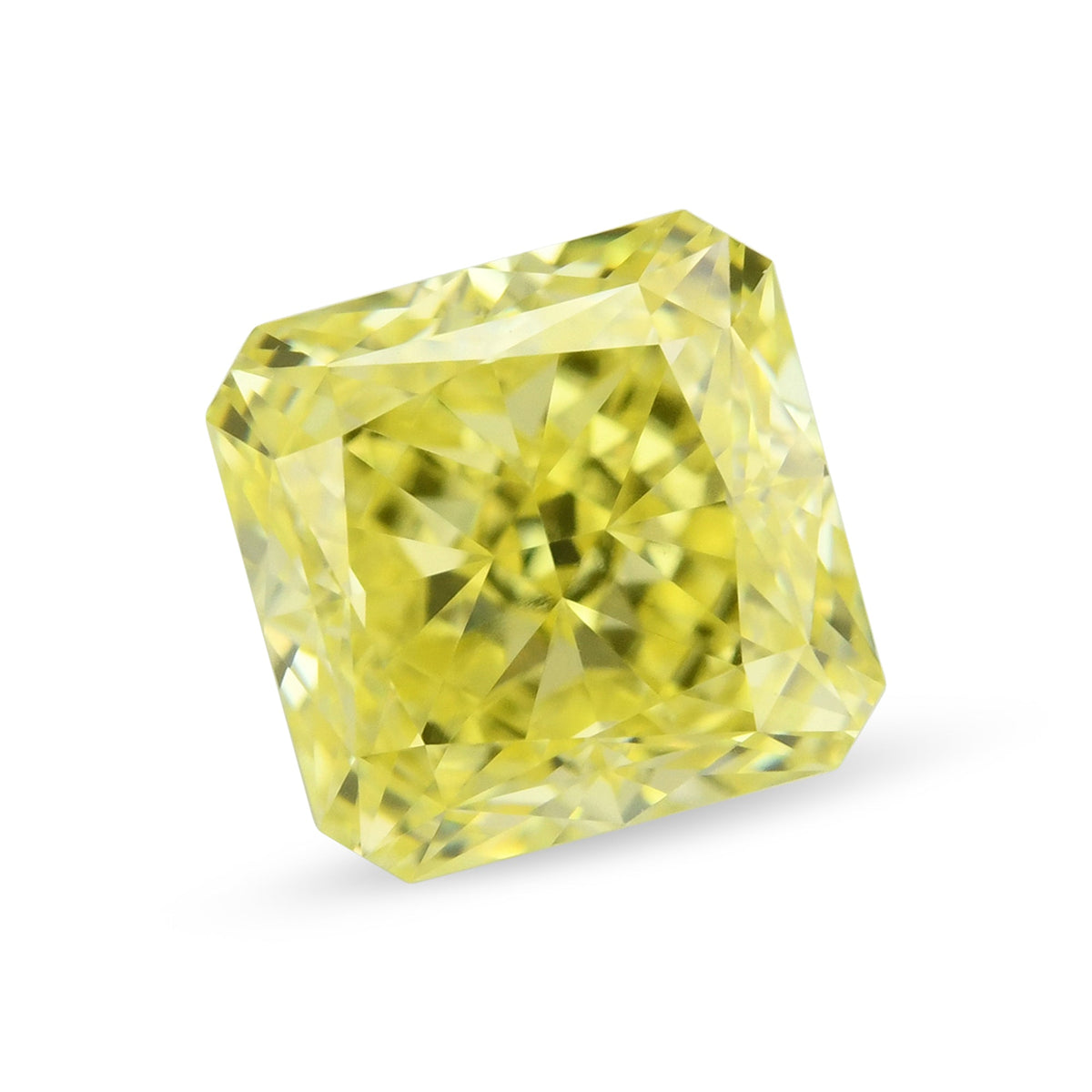 0,81 Karat Fancy Intense Yellow Radiant VVS1 GIA