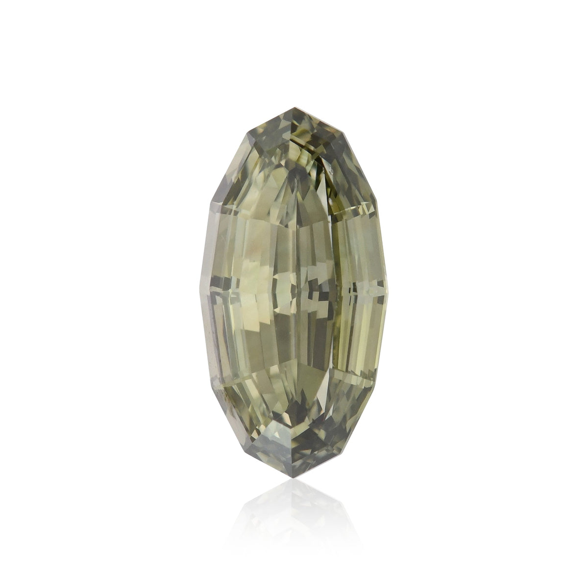 Oval Diamond | 0.88 ct | Fancy Dark Gray Yellowish Green | SI1 | GIA | Ref 719760
