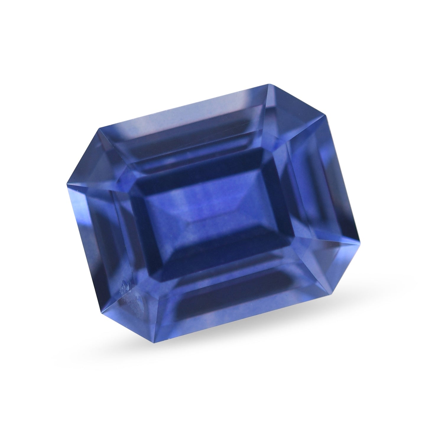 0,88 Karat blauer Smaragd-Saphir aus Sri Lanka