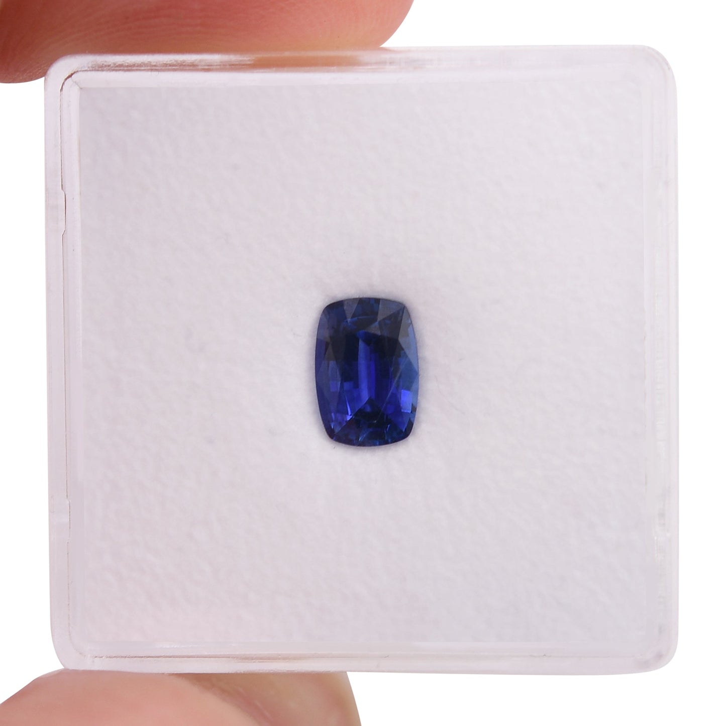 0,89 Karat blauer Kissen-Saphir aus Sri Lanka