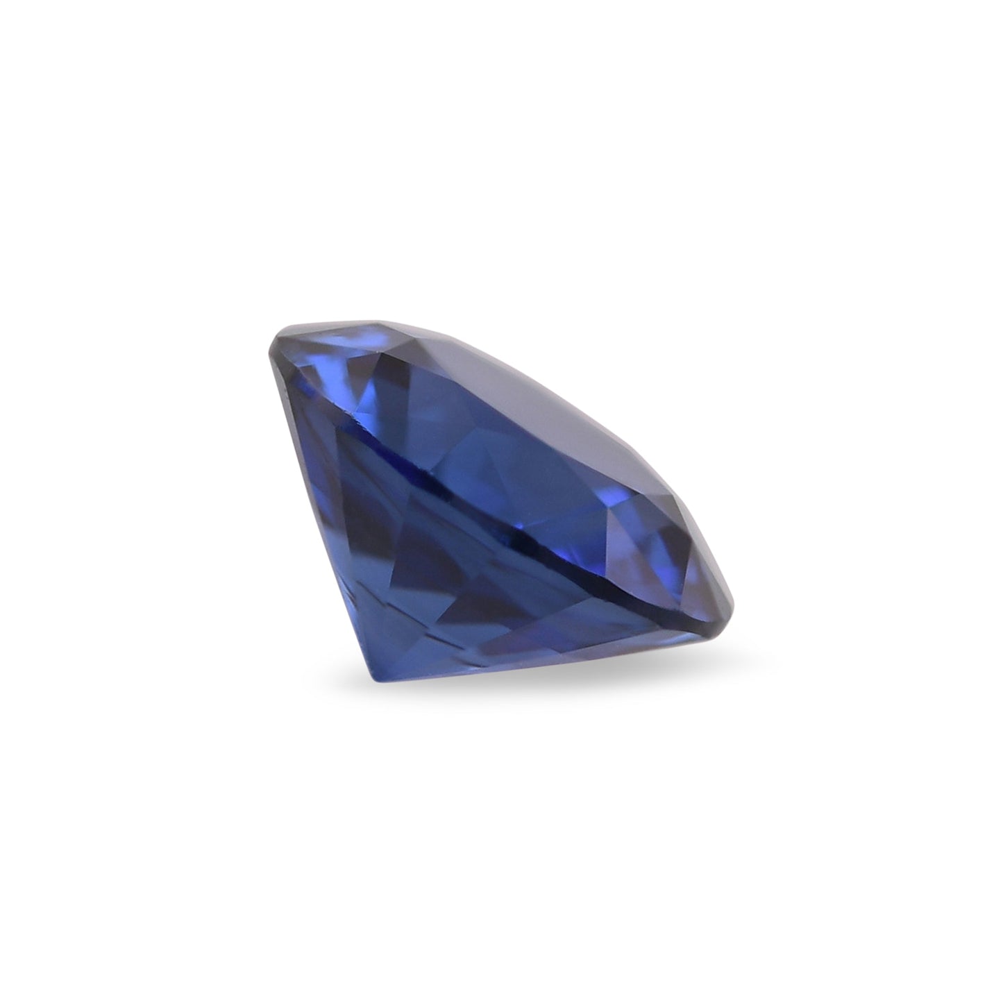 0,90 Karat blauer runder Saphir aus Sri Lanka