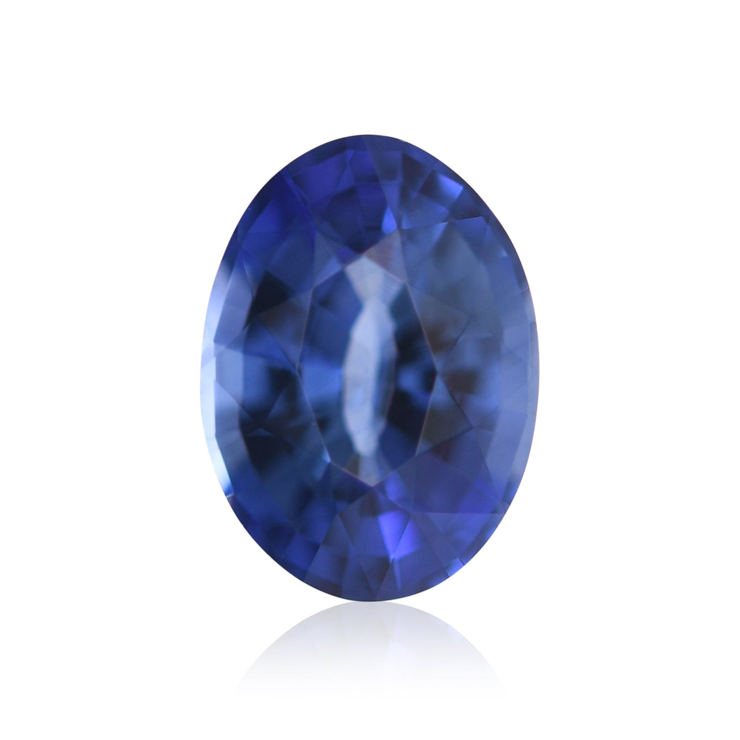 0,90 Karat blauer ovaler Saphir aus Sri Lanka