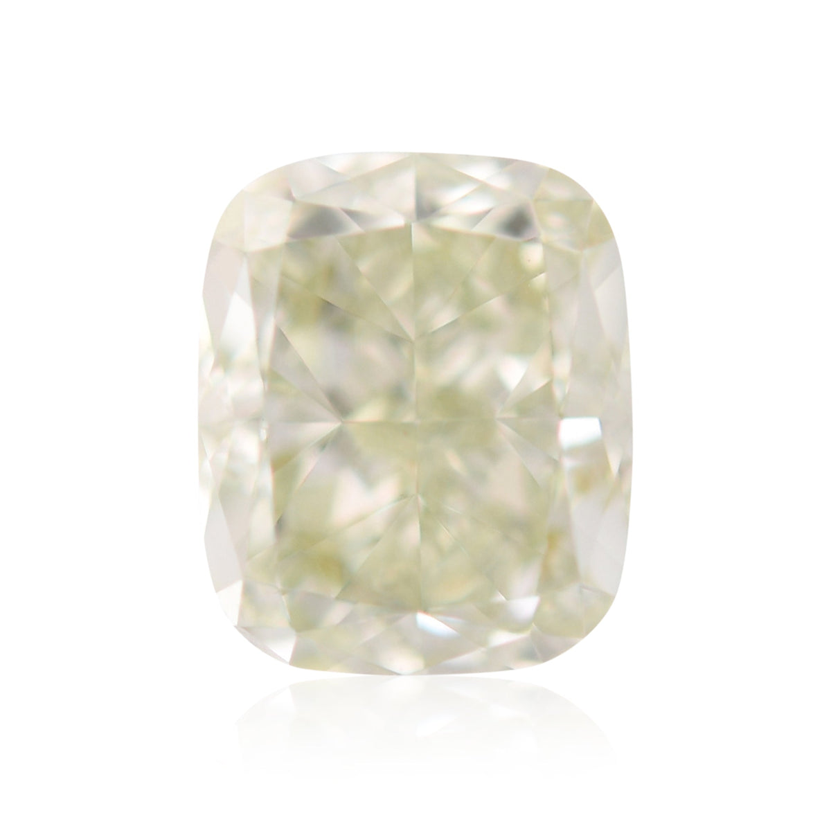 Kissenförmiger Diamant | 0,92 ct | Gelbgrün | SI1 | GIA | Ref. 714622