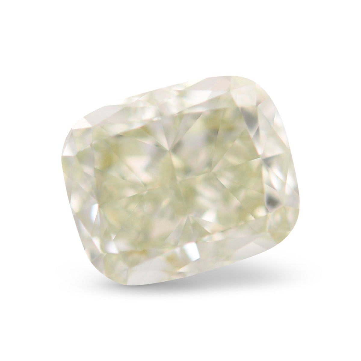 Kissenförmiger Diamant | 0,92 ct | Gelbgrün | SI1 | GIA | Ref. 714622