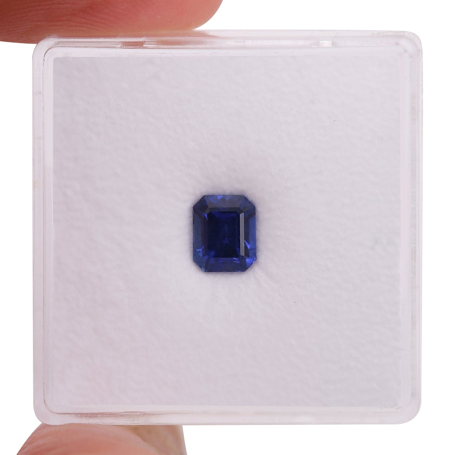 0,92 Karat blauer Smaragd-Saphir aus Sri Lanka