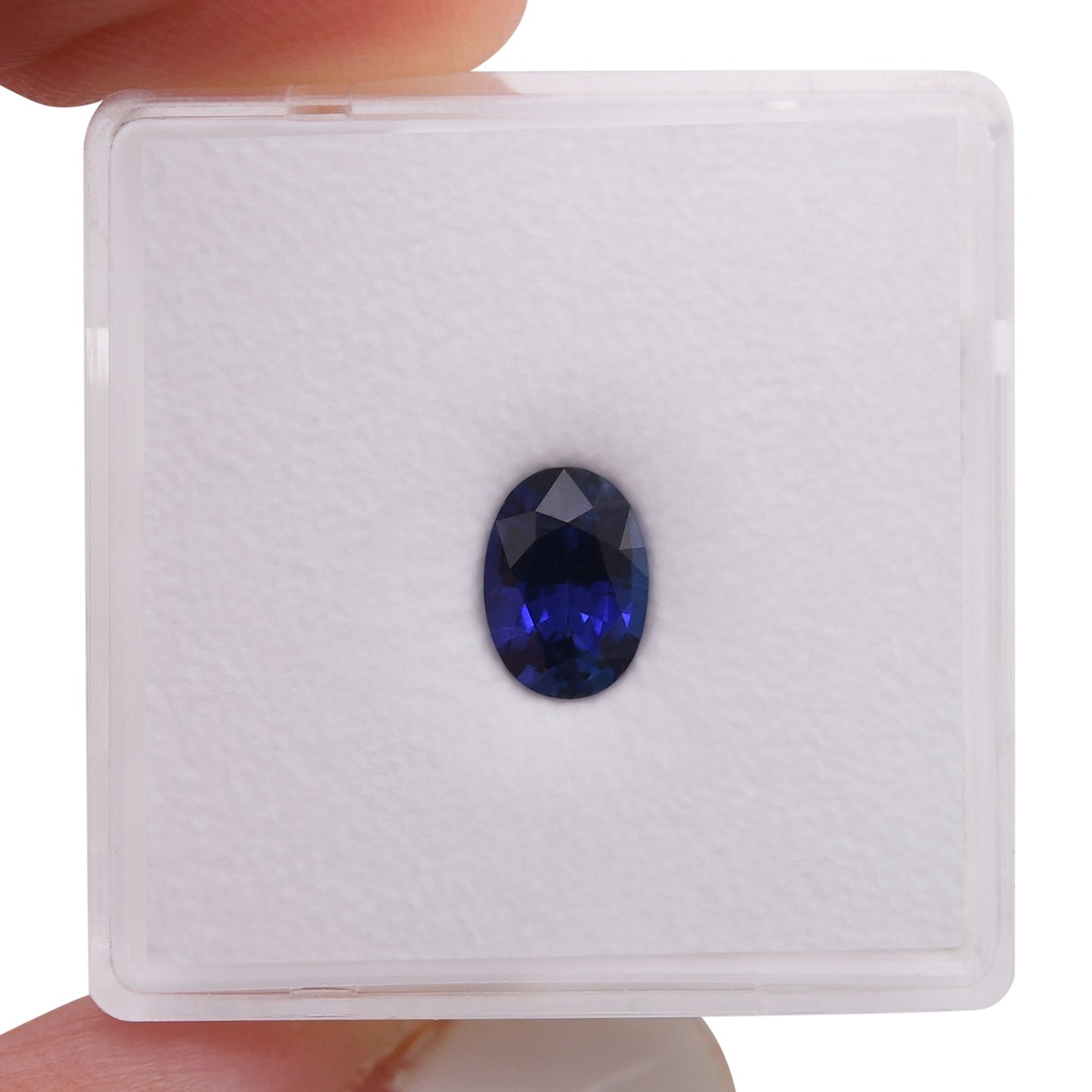 0,94 Karat blauer ovaler Saphir aus Sri Lanka