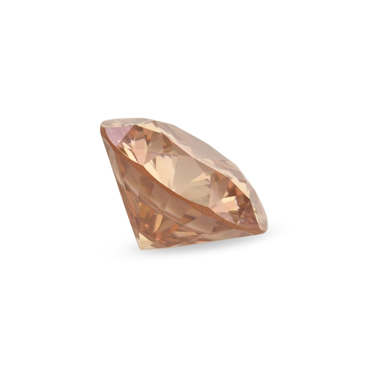 0,96 Karat Fancy Pink Brown Runder Diamant VS1 GIA