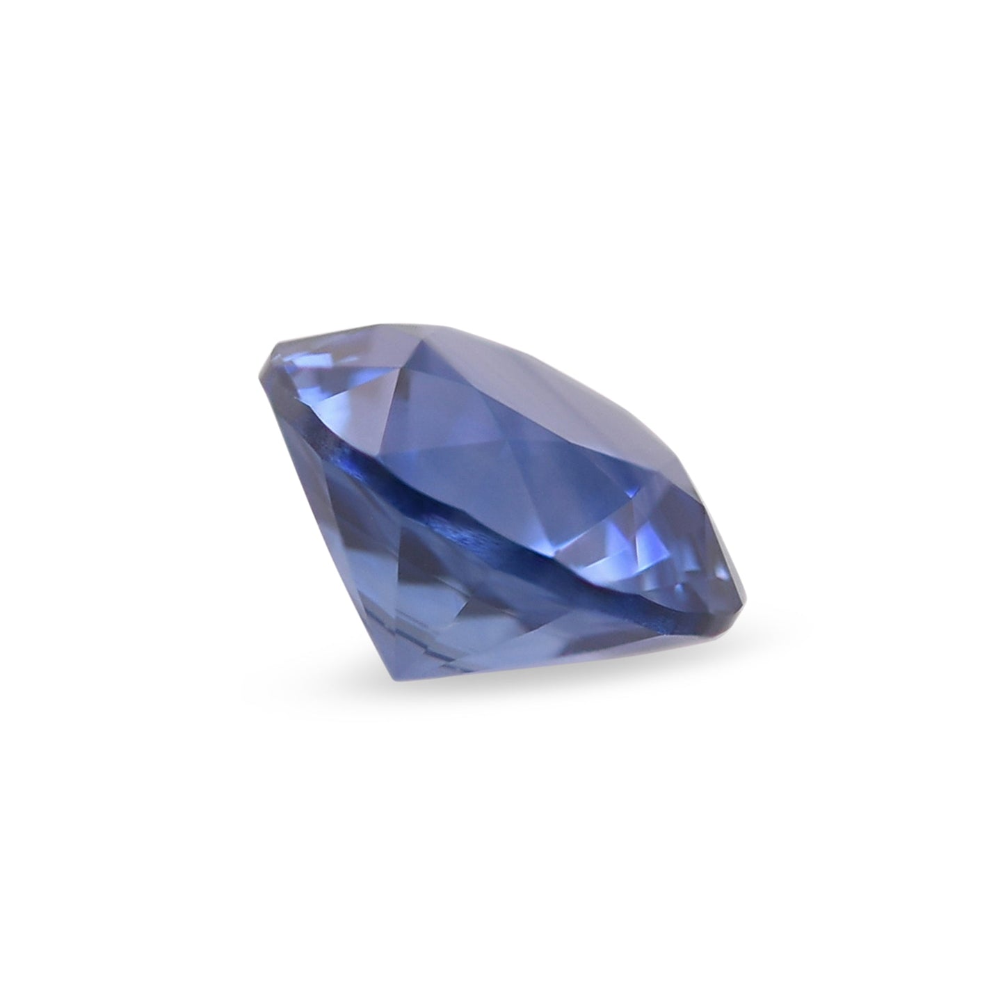 0,96 Karat blauer runder Saphir aus Sri Lanka