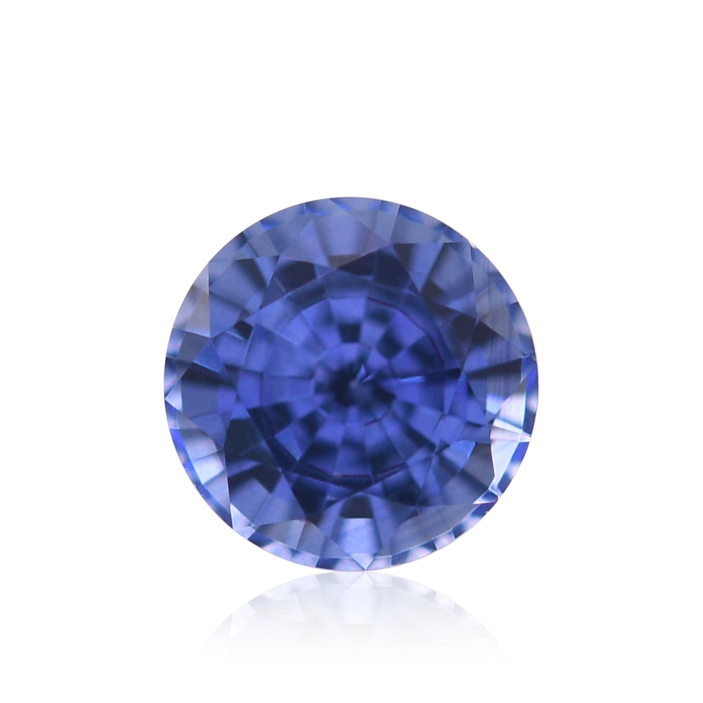 0,97 Karat blauer runder Saphir aus Sri Lanka