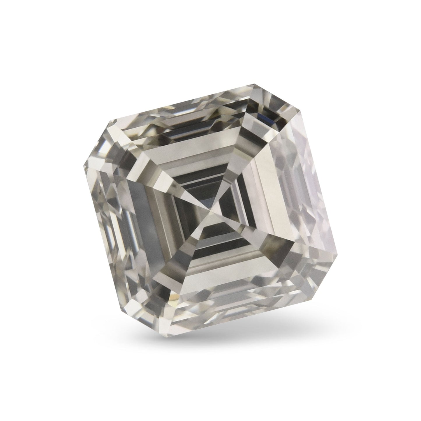 1.00 Carat Fancy Light Gray Asscher Diamond SI1 GIA