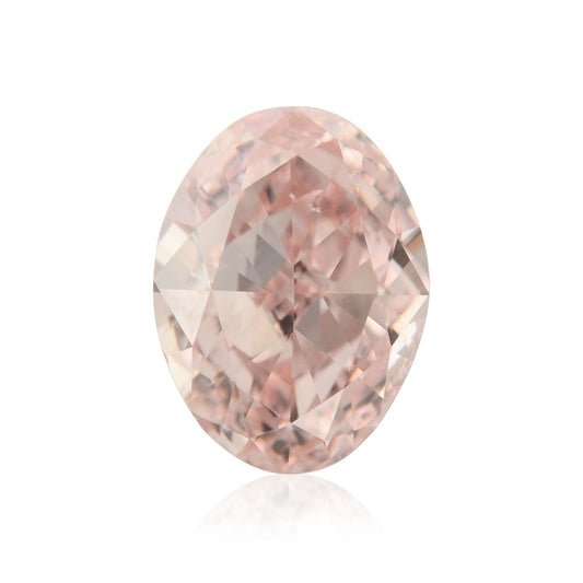 1,00 Karat Fancy Orange Pink Oval Diamond SI2 GIA
