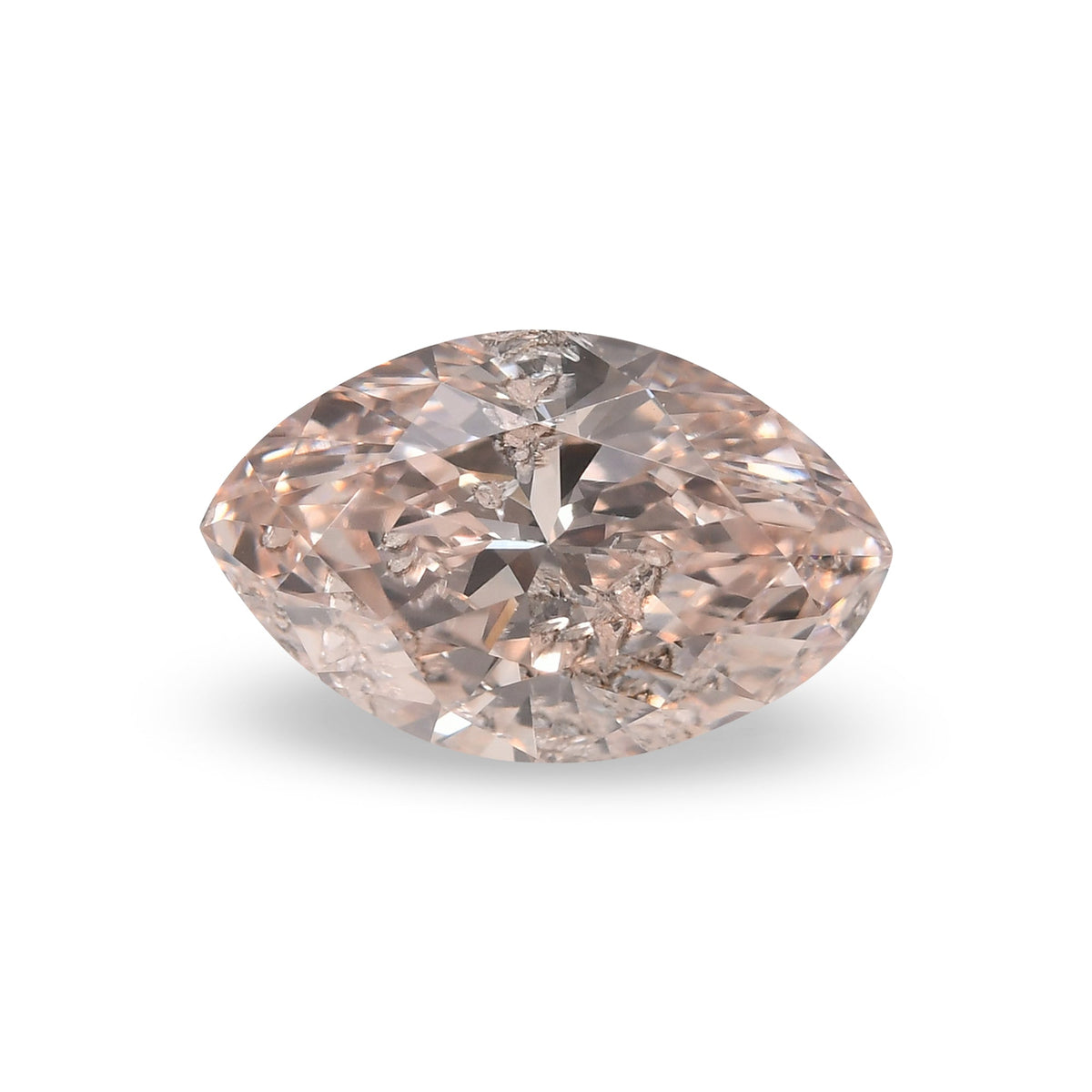 Marquise-Diamant | 1,0 ct | Fancy Light Pink Brown | (I1) | GIA | Ref 593695