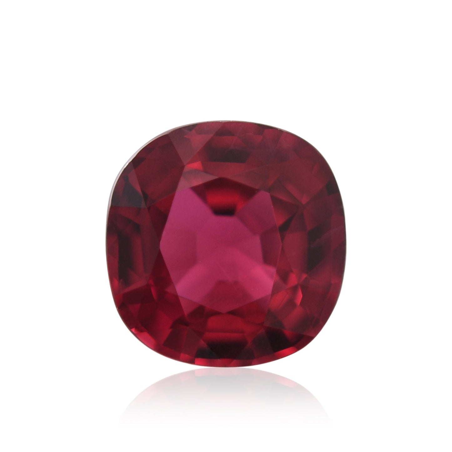 1,00 Karat roter Mosambik-Kissenrubin