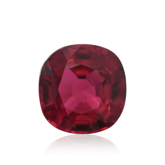 1,00 Karat roter Mosambik-Kissenrubin