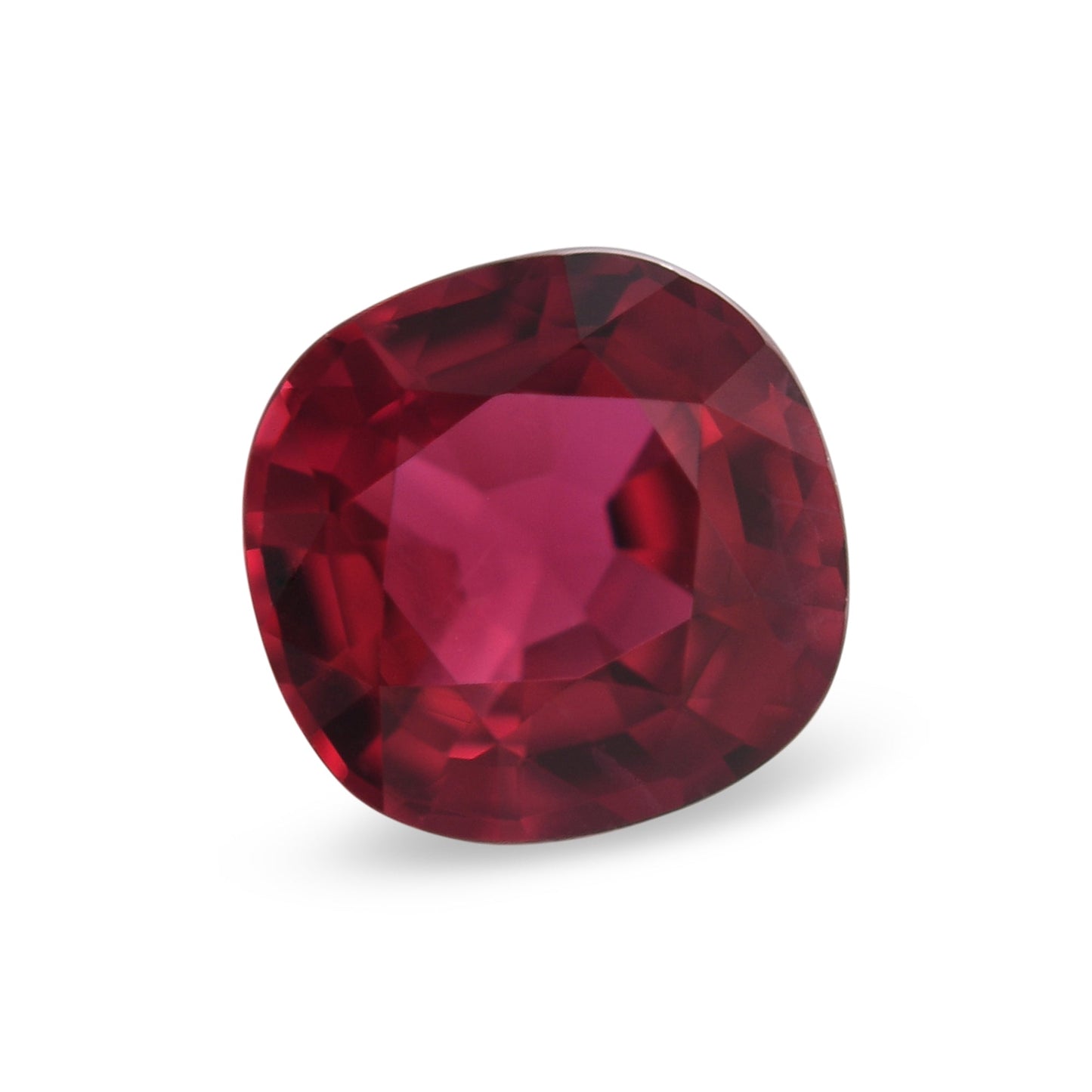 1,00 Karat roter Mosambik-Kissenrubin