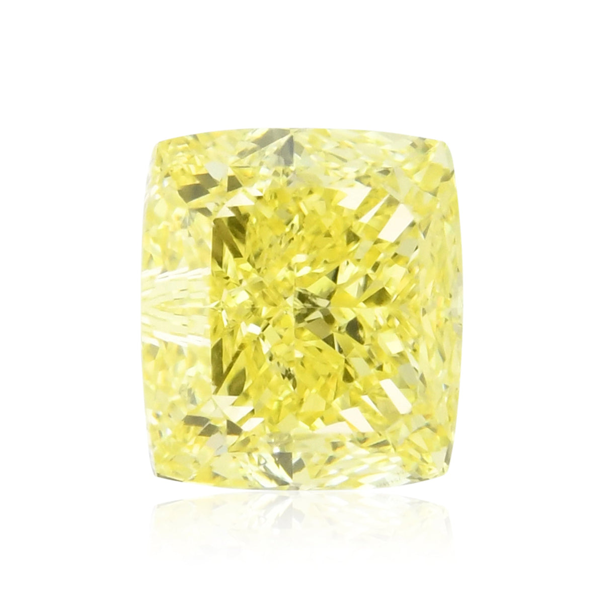 Kissenförmiger Diamant | 1,01 ct | Intensiv gelb | VVS2 | GIA | Ref. 717269