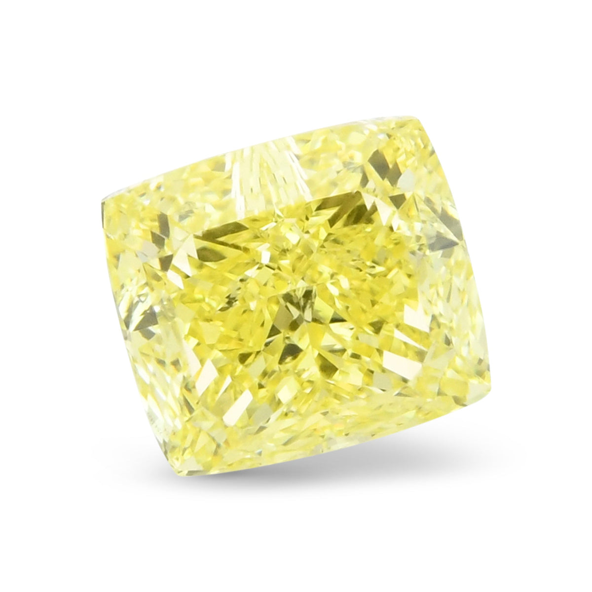 Kissenförmiger Diamant | 1,01 ct | Intensiv gelb | VVS2 | GIA | Ref. 717269