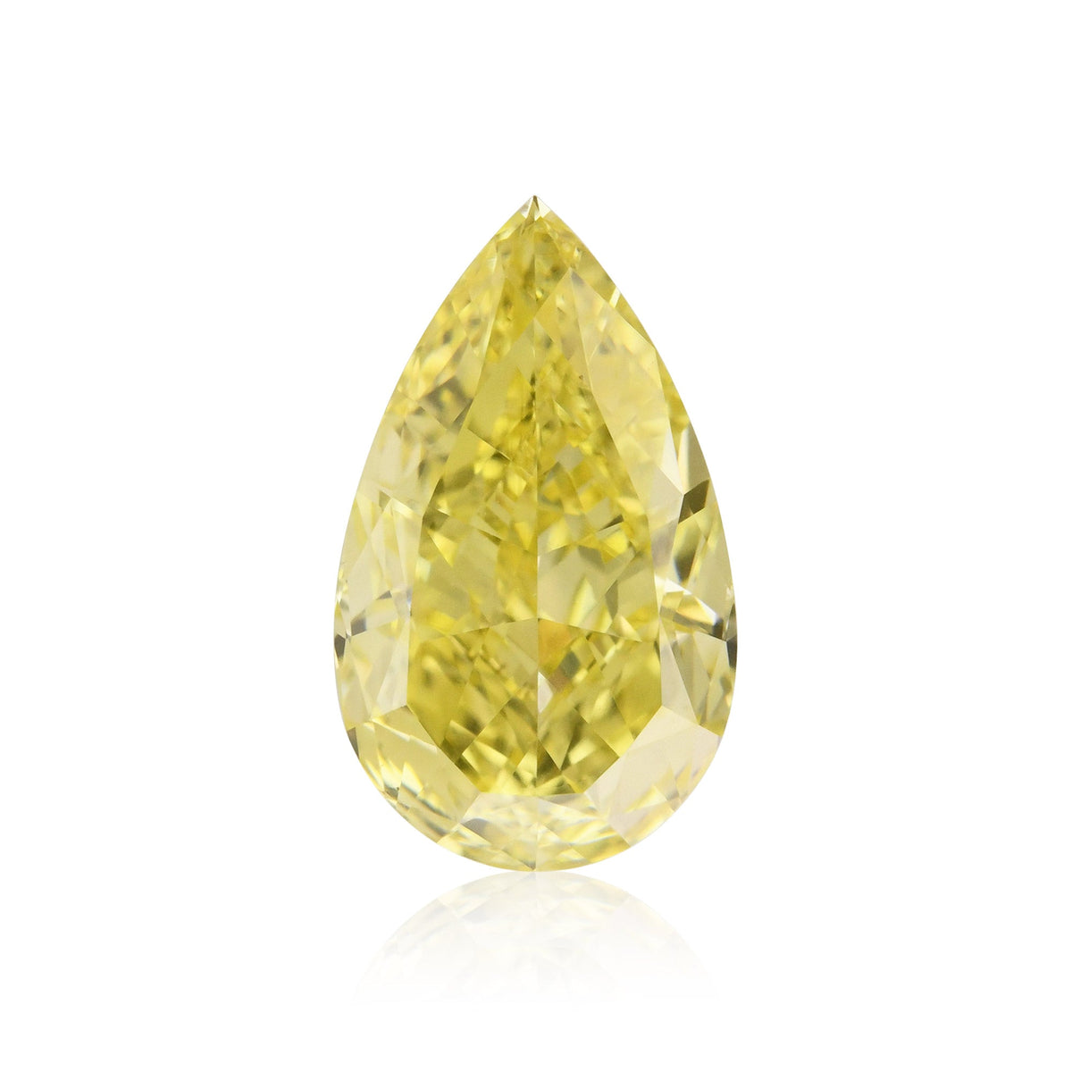 Birnenförmiger Diamant | 1,01 ct | Intensiv gelb | VS2 | GIA | Ref. 710655