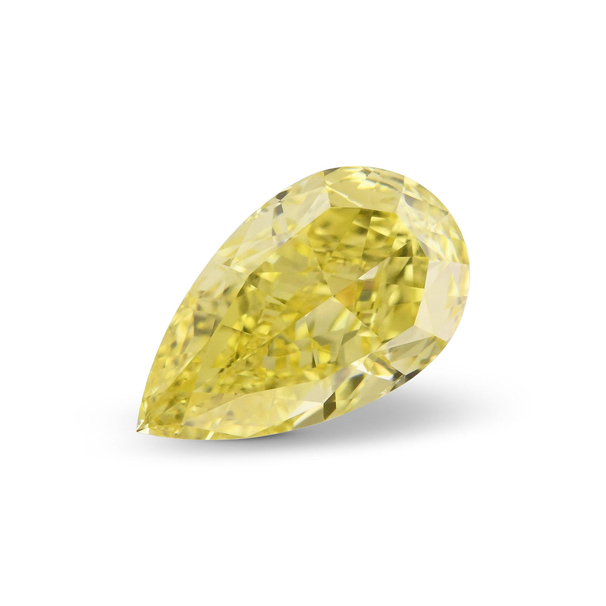 Birnenförmiger Diamant | 1,01 ct | Intensiv gelb | VS2 | GIA | Ref. 710655