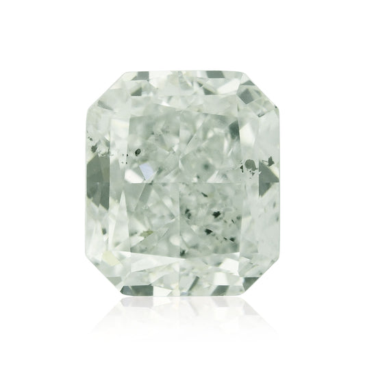 1,01 Karat hellgrüner, strahlender Diamant, SI2, GIA
