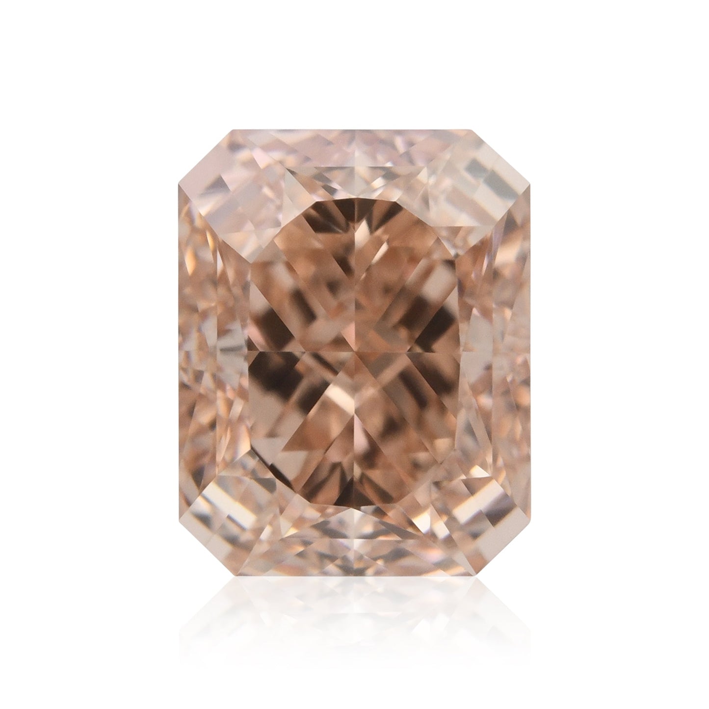 1.01 Carat Fancy Brown Pink Radiant Diamond VS1 GIA