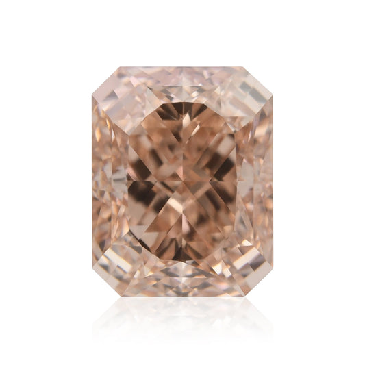 1.01 Carat Fancy Brown Pink Radiant Diamond VS1 GIA