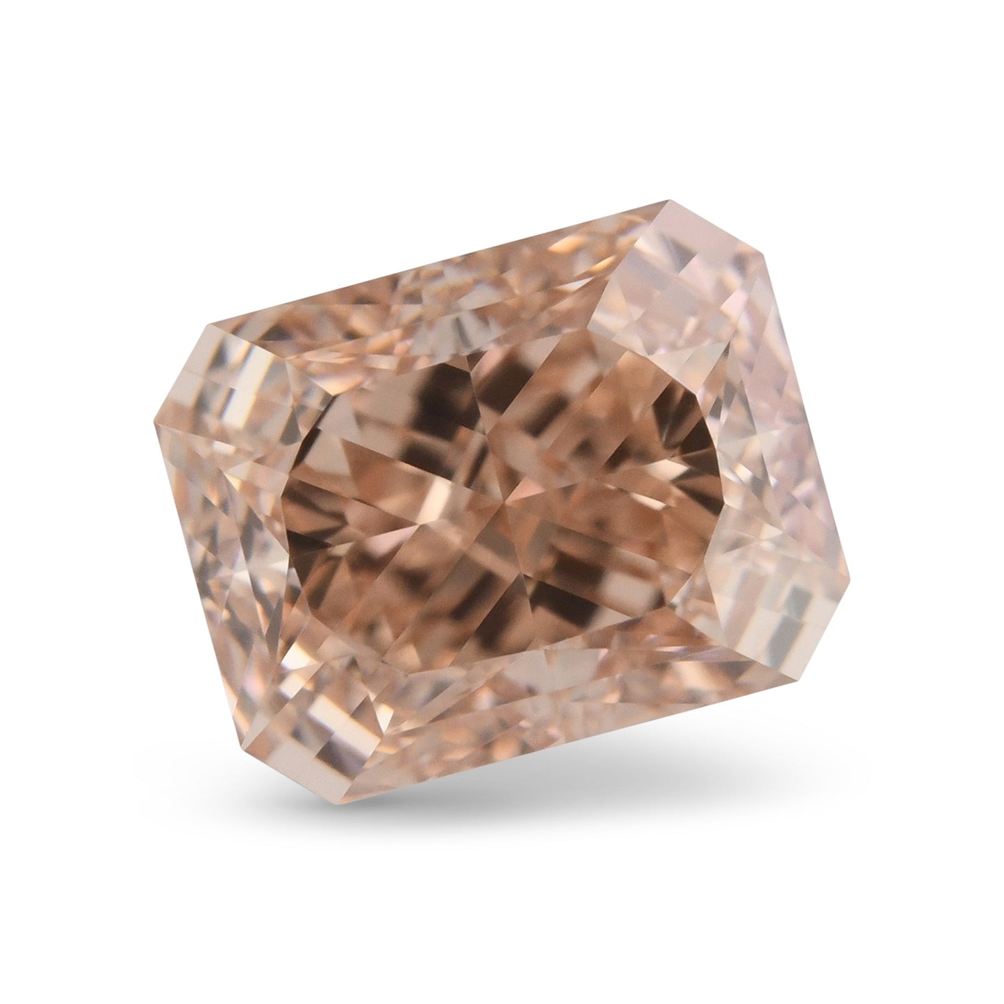 1.01 Carat Fancy Brown Pink Radiant Diamond VS1 GIA