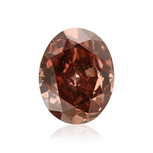 1,01 Karat Fancy Deep Orange Pink Ovaler Diamant VS2 GIA
