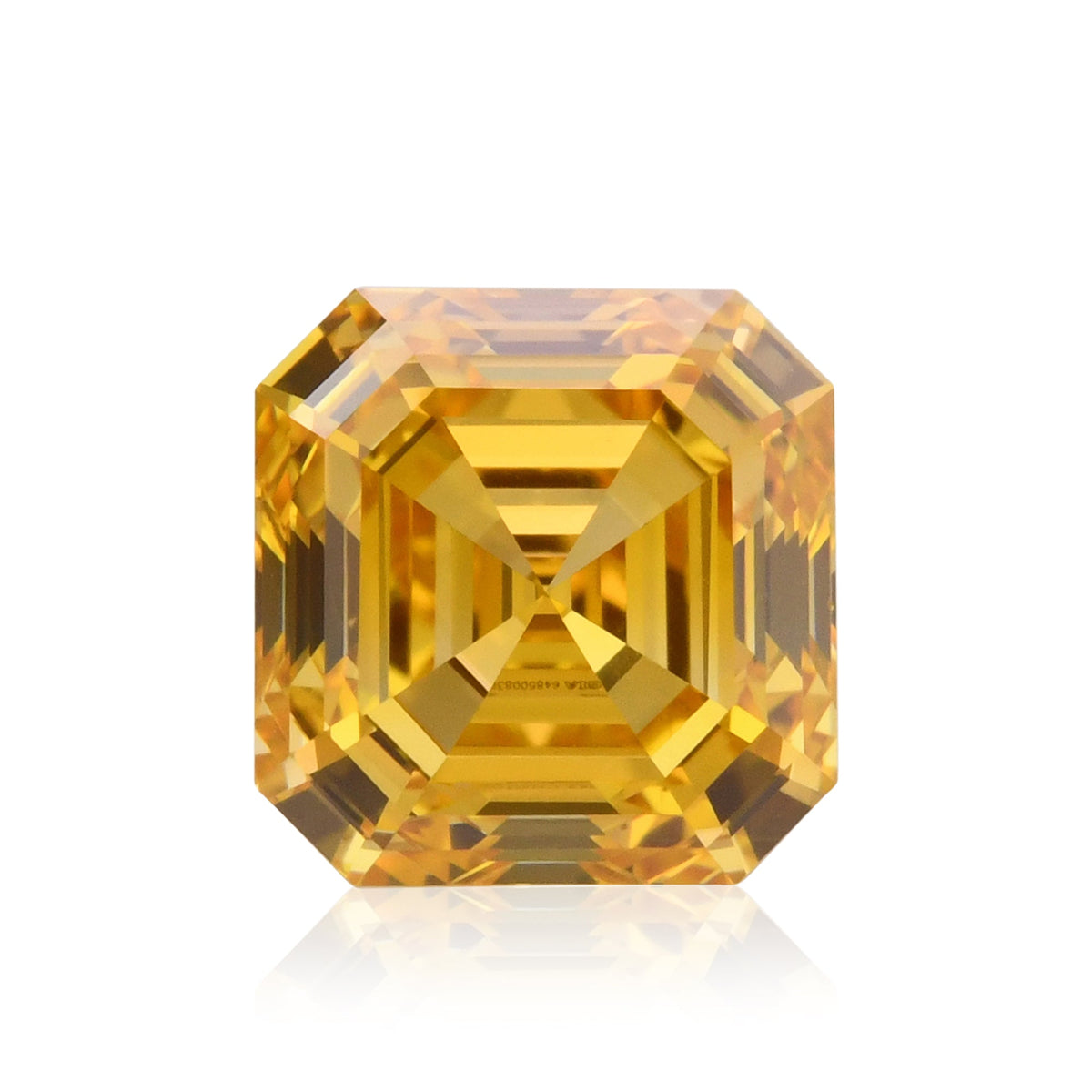 Asscher-Diamant | 1,01 ct | Intensives Orange-Gelb | VS2 | GIA | Ref. 714854
