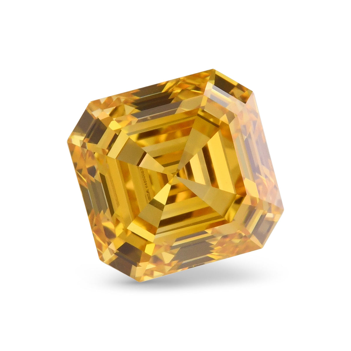 Asscher-Diamant | 1,01 ct | Intensives Orange-Gelb | VS2 | GIA | Ref. 714854