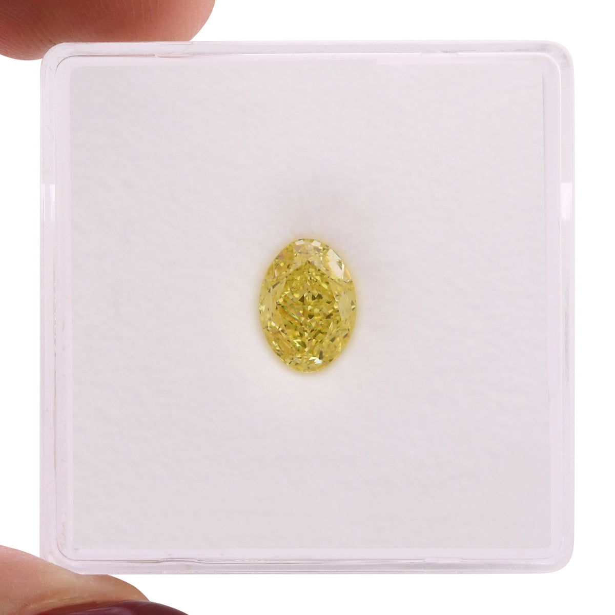 Ovaler Diamant | 1,01 ct | Intensiv gelb | VVS1 | GIA | Ref. 710468