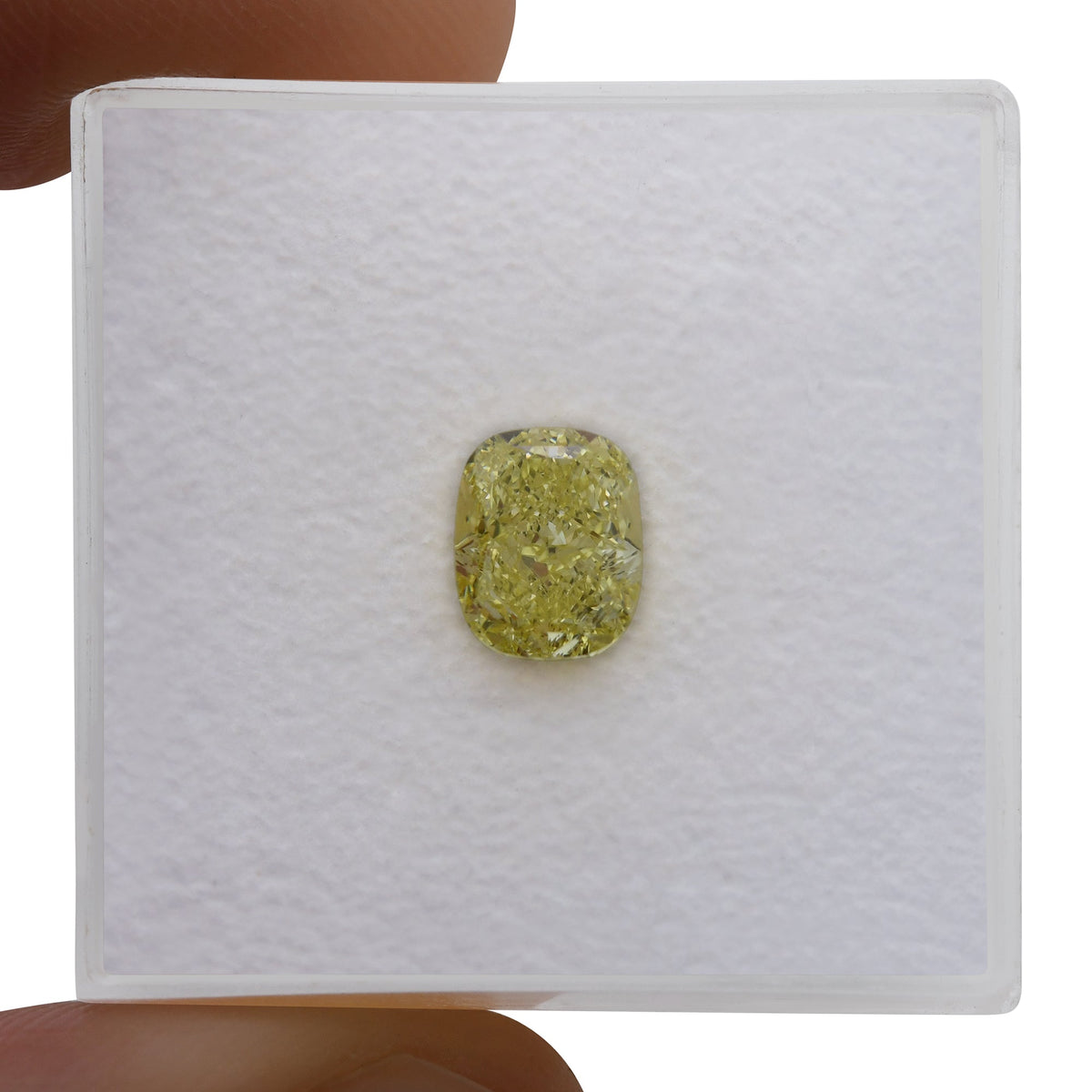 Kissenförmiger Diamant | 1,01 ct | Intensiv gelb | VS2 | GIA | Ref. 717079