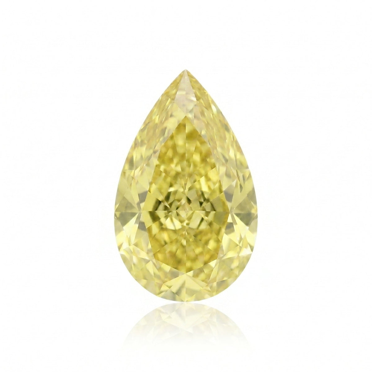 Birnenförmiger Diamant | 1,01 ct | Intensiv gelb | VVS2 | GIA | Ref. 717135