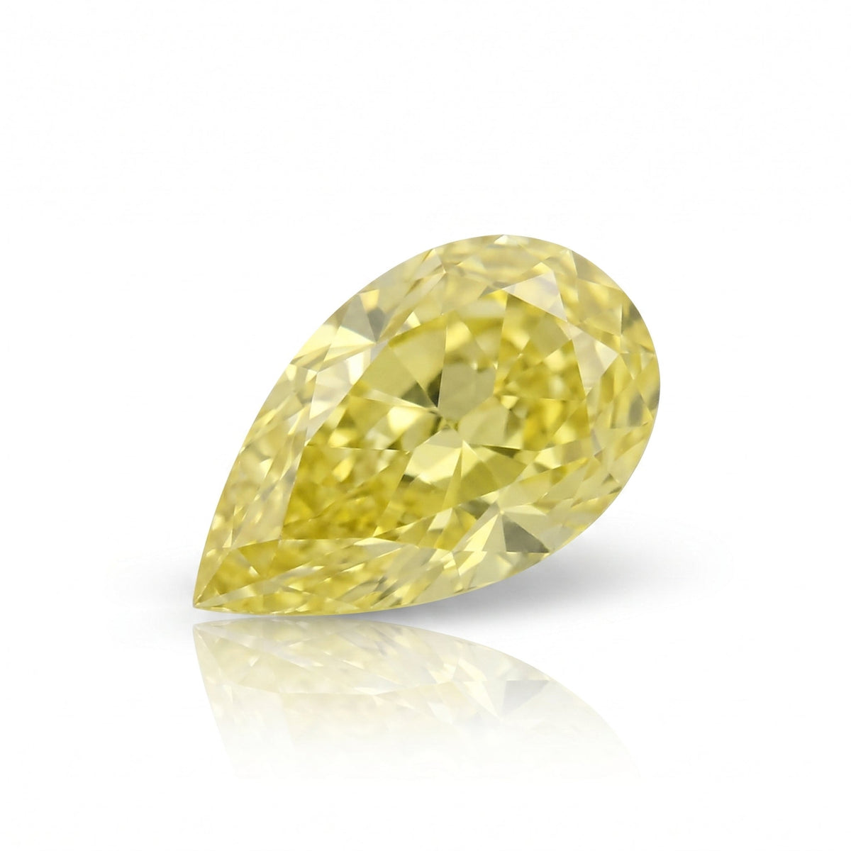 Birnenförmiger Diamant | 1,01 ct | Intensiv gelb | VVS2 | GIA | Ref. 717135