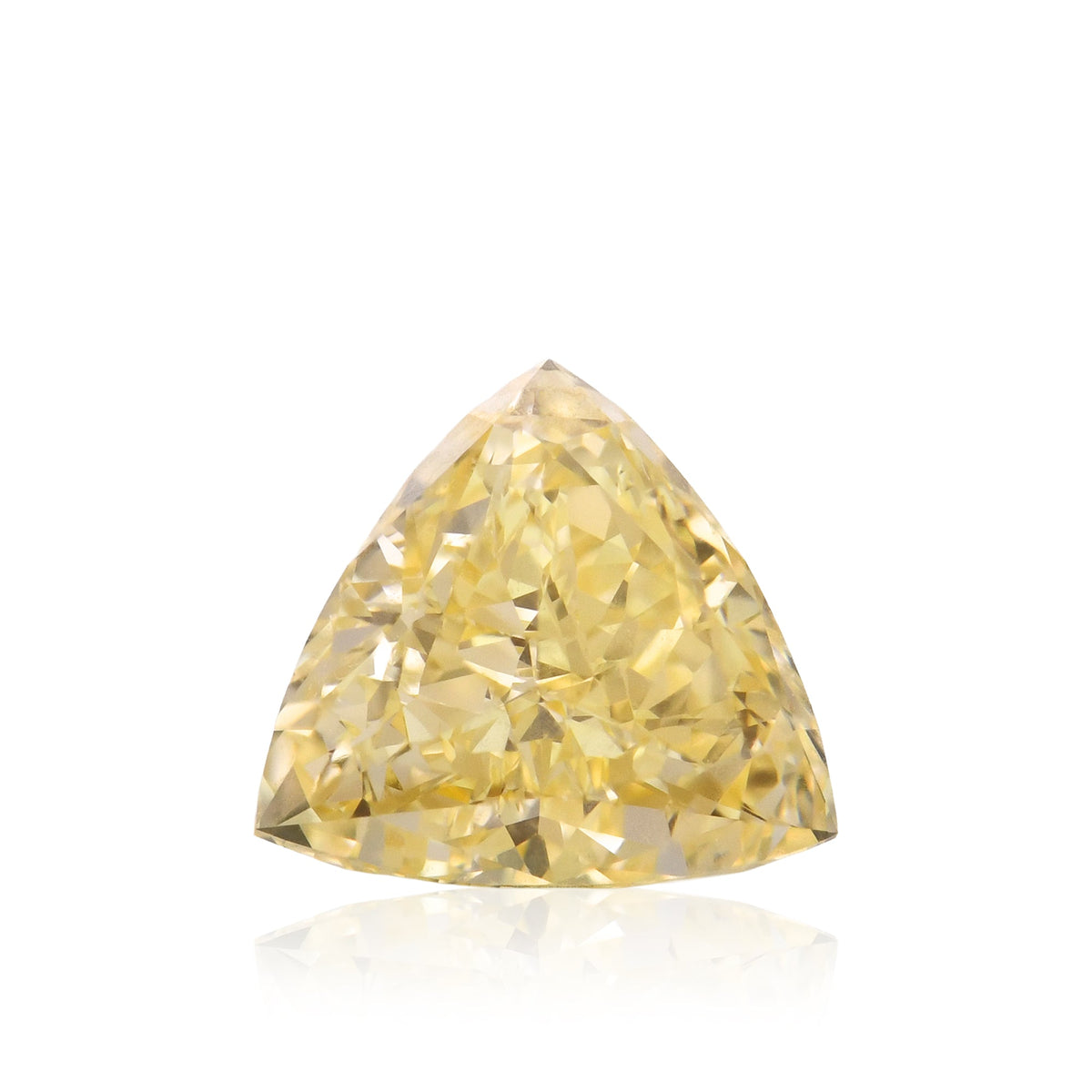 Triangle Diamond | 1.01 ct | Fancy Light Orangy Yellow | IF | GIA | Ref 719749
