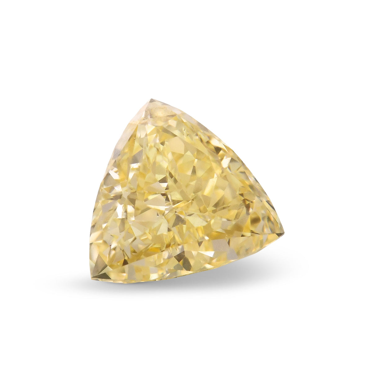 Triangle Diamond | 1.01 ct | Fancy Light Orangy Yellow | IF | GIA | Ref 719749