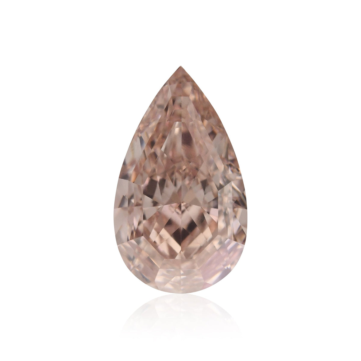 Birnenförmiger Diamant | 1,01 ct | Orange-Rosa | VS2 | GIA | Ref. 710663