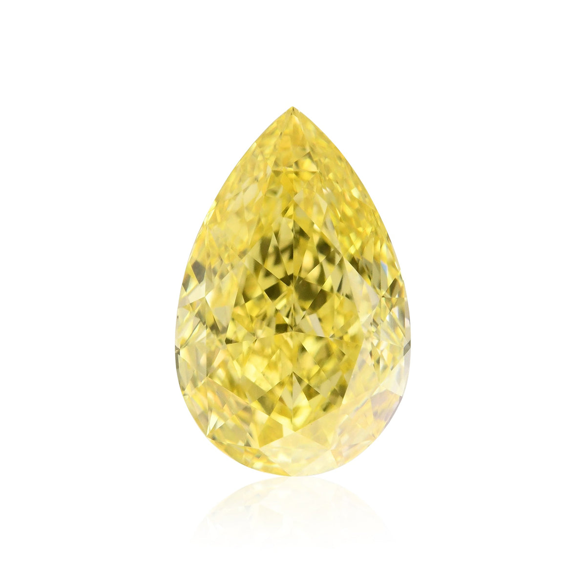 Birnenförmiger Diamant | 1,01 ct | Fancy Vivid Yellow | VS2 | GIA | Ref. 712664