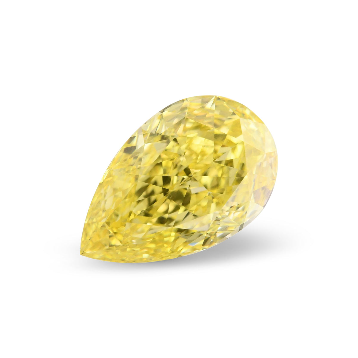 Birnenförmiger Diamant | 1,01 ct | Fancy Vivid Yellow | VS2 | GIA | Ref. 712664