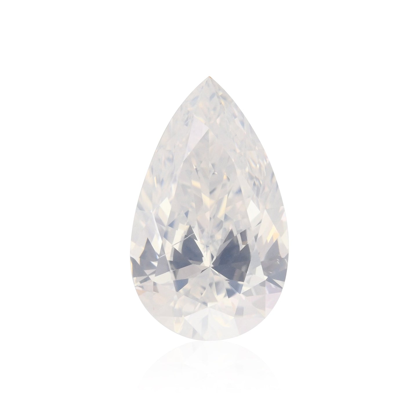 1.01 Carat Fancy White Pear Diamond SI2 GIA