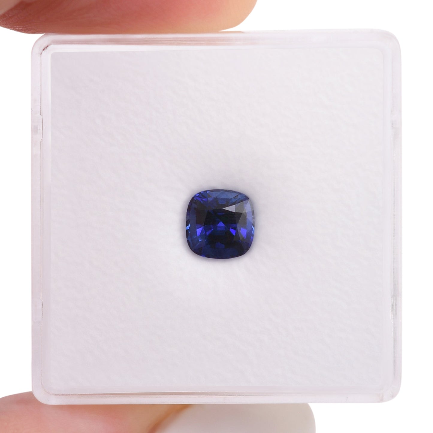 1,01 Karat blauer Kissen-Saphir aus Sri Lanka