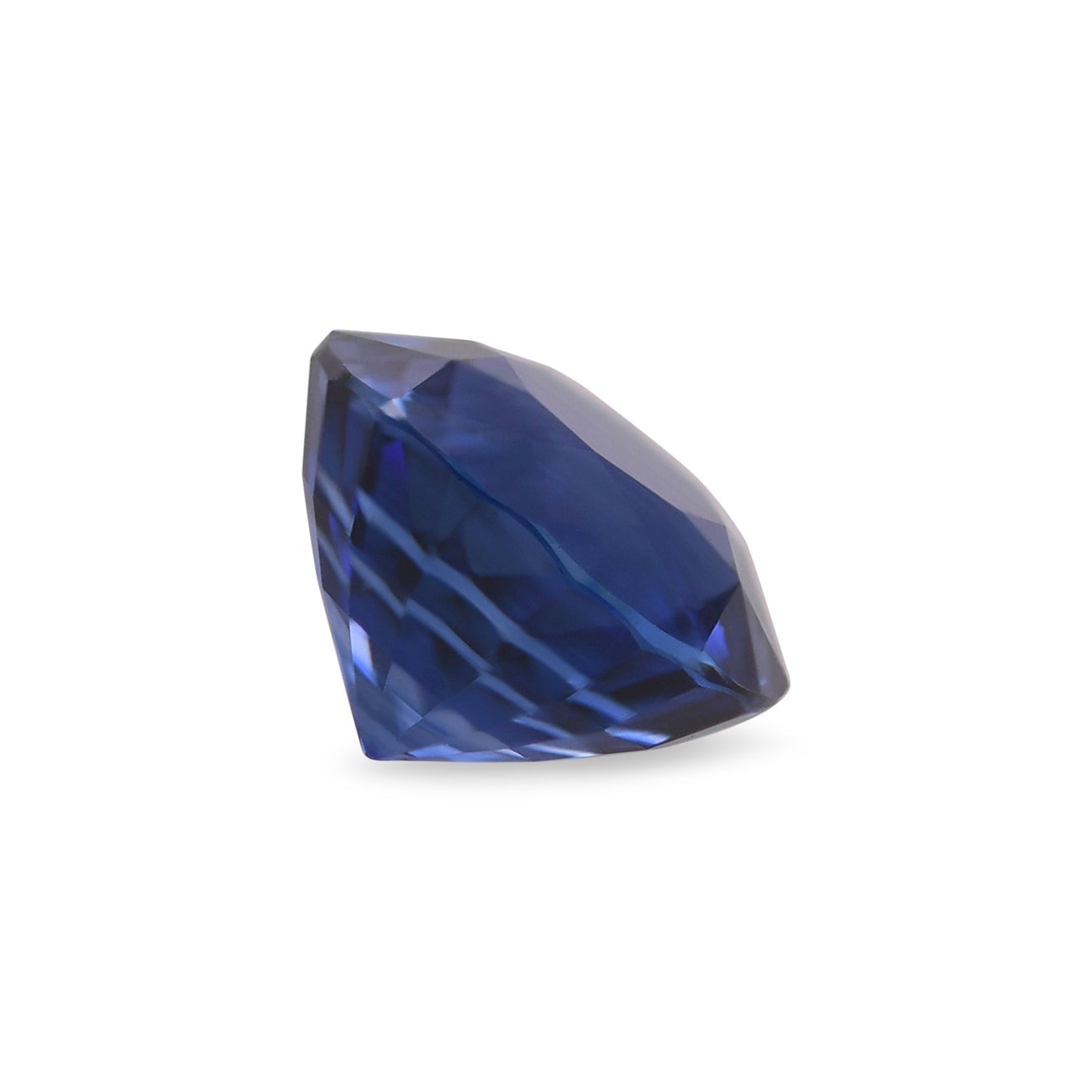 1,01 Karat blauer runder Saphir aus Sri Lanka