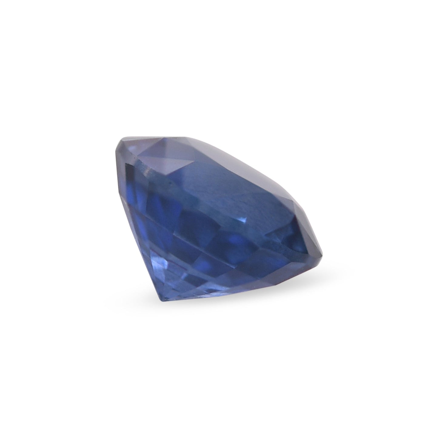 1,01 Karat blauer runder Saphir aus Sri Lanka