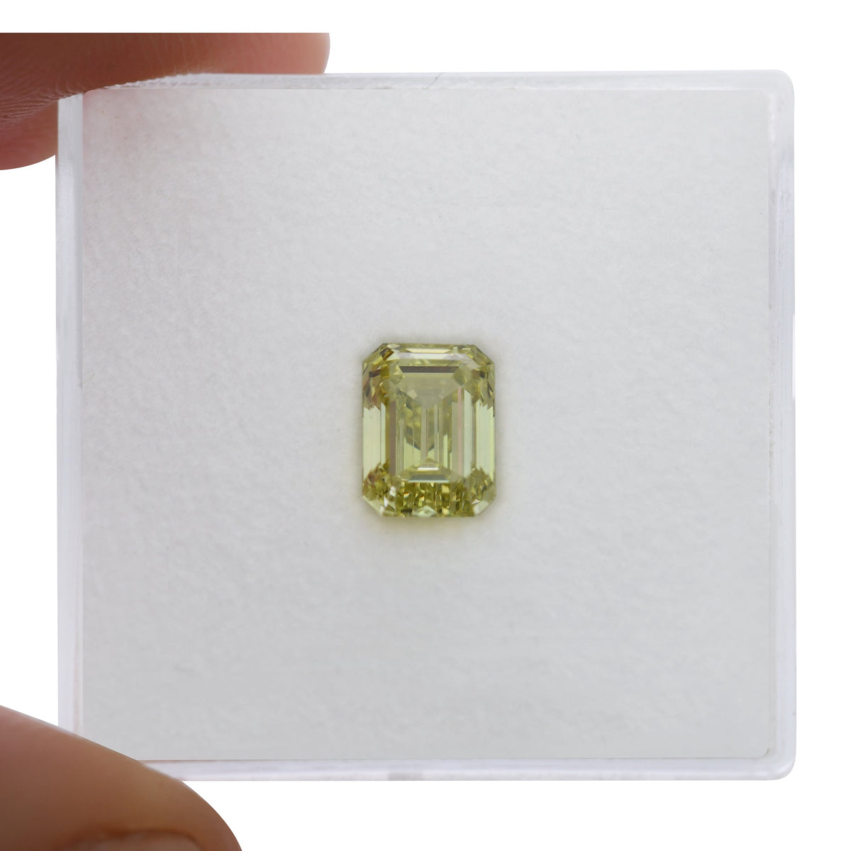 Emerald Diamond | 1.02 ct | Fancy Brownish Greenish Yellow | VS1 | GIA | Ref 719751