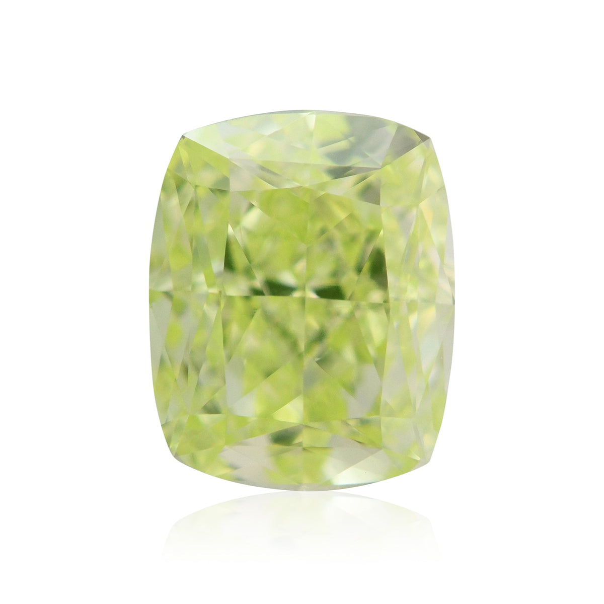 Cushion Diamond | 1.02 ct | Fancy Intense Yellow Green | VS2 | GIA | Ref 720471