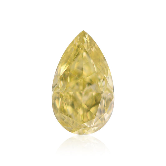 1,02 Karat Fancy Intense Yellow Birnenförmiger Diamant SI2 GIA