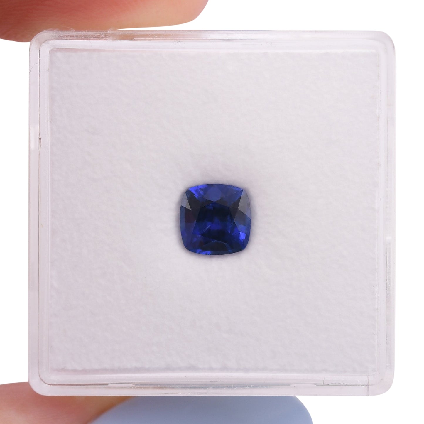 1,02 Karat blauer Kissen-Saphir aus Sri Lanka