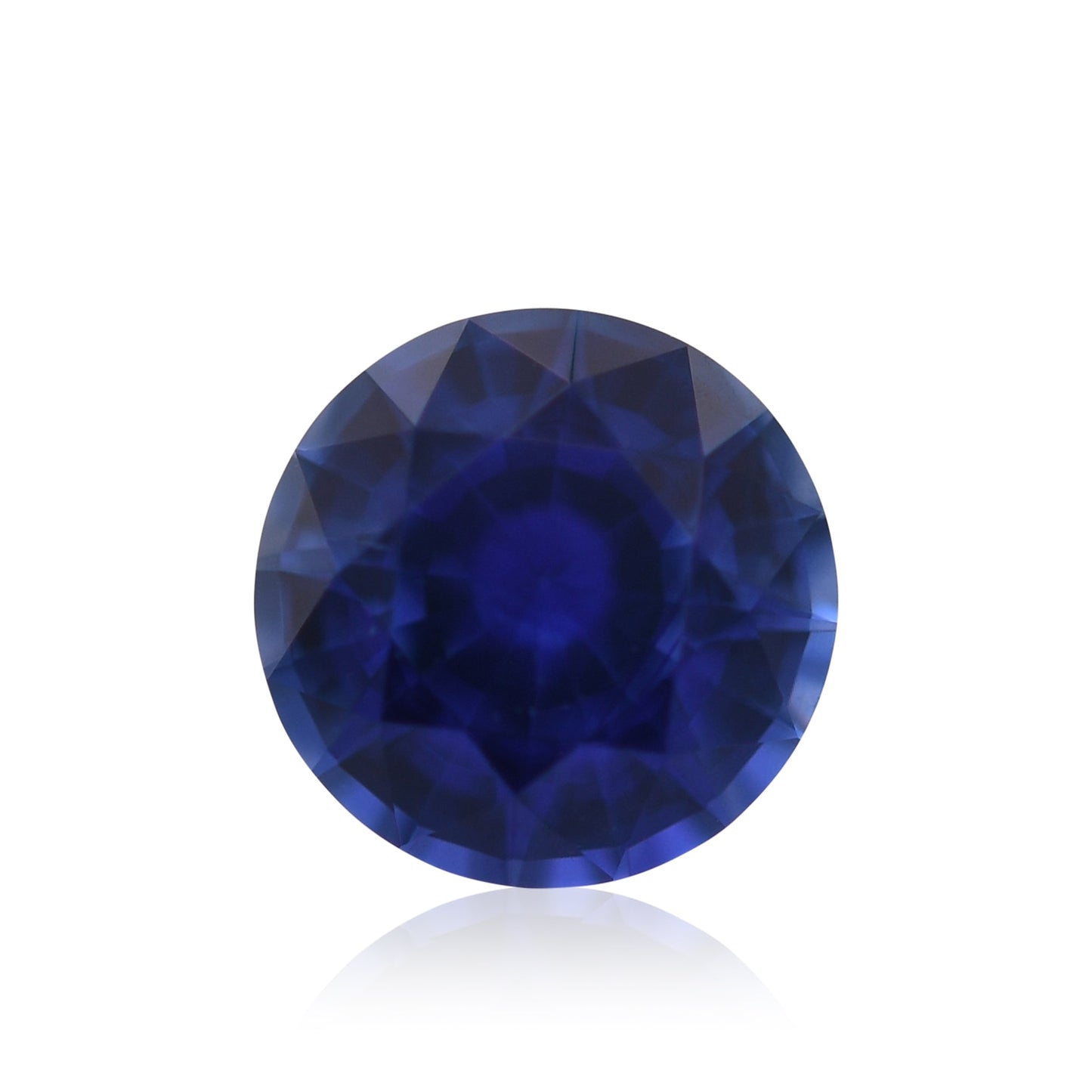 1,02 Karat blauer runder Saphir aus Sri Lanka